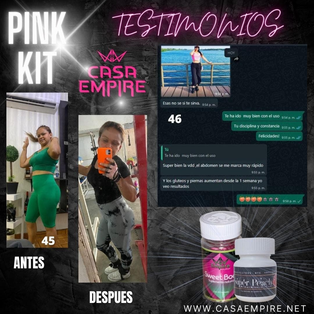 PINK KIT (MAS PIERNAS+CADERAS Y 0 ABDOMEN) — vista alternativa