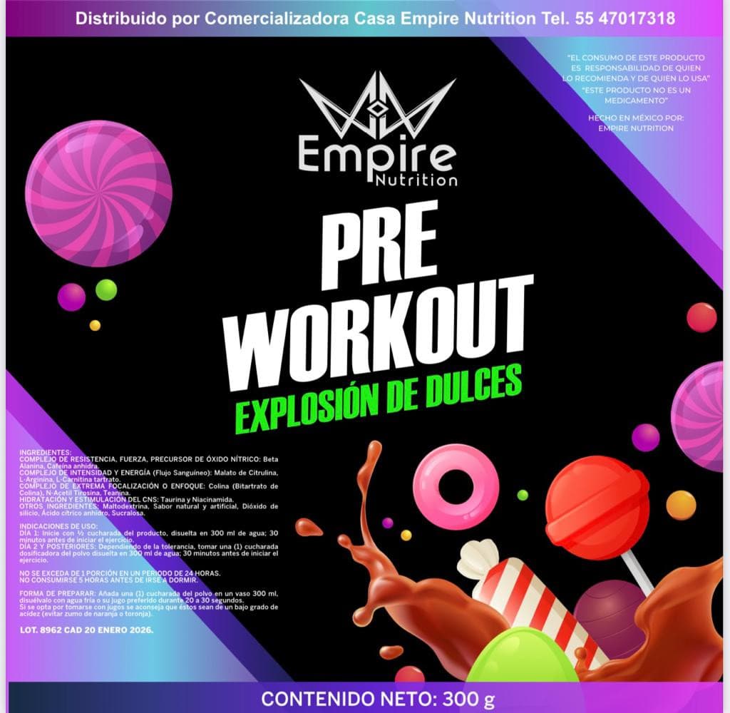 CANDY EXPLOSION PRE WORKOUT🍬🍭 — vista alternativa