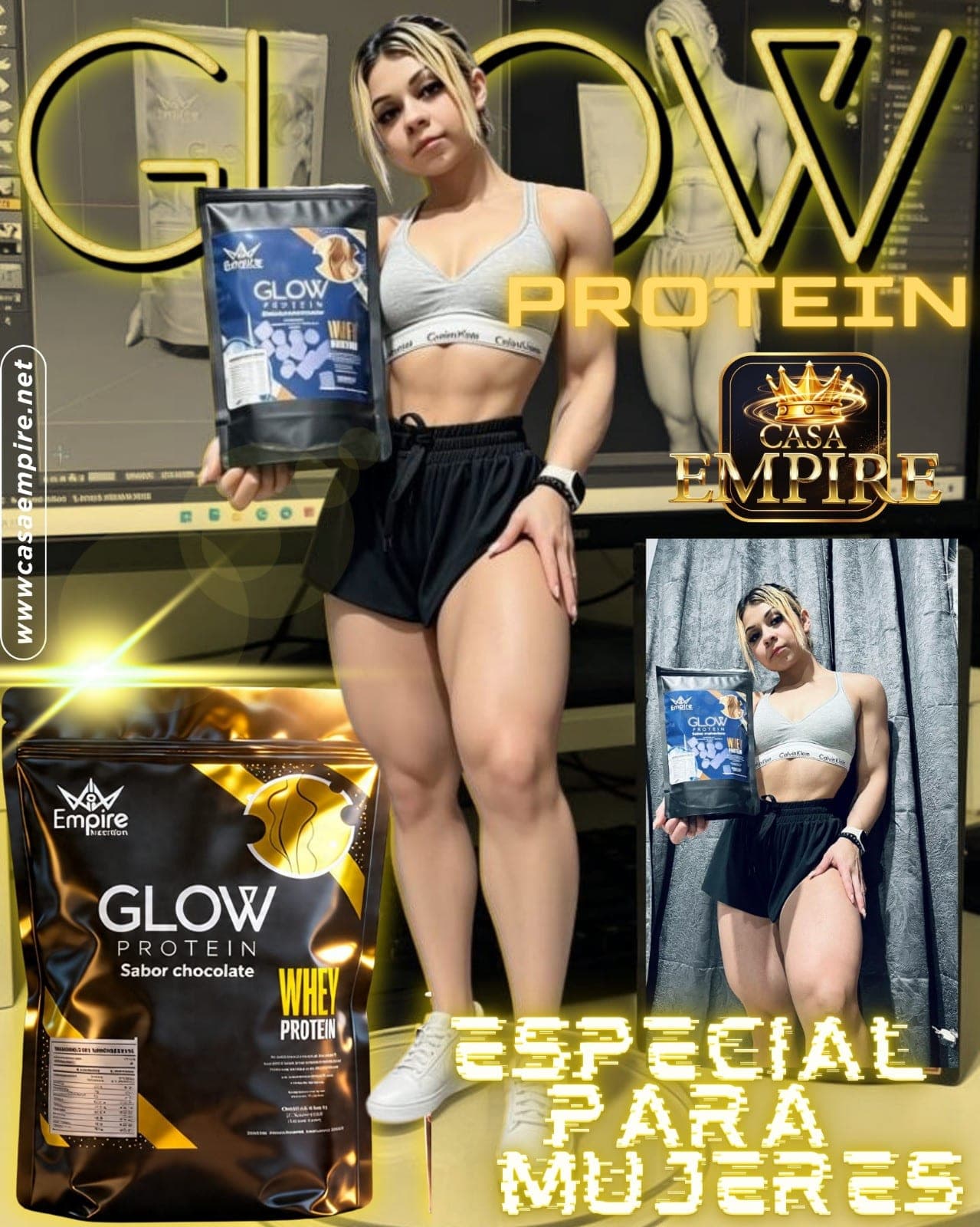 GLOW PROTEIN PARA MUJERES