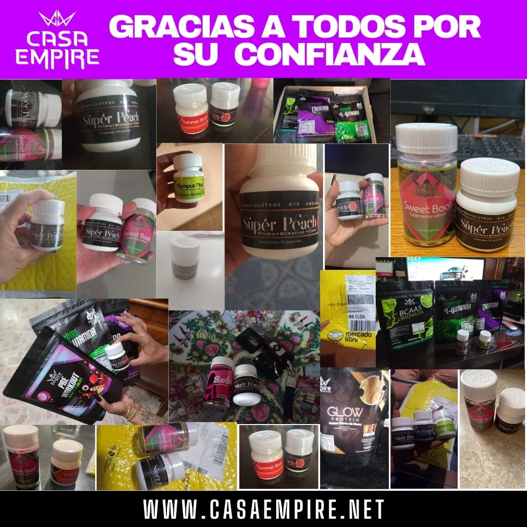 Confirmación de entrega Empire Nutrition
