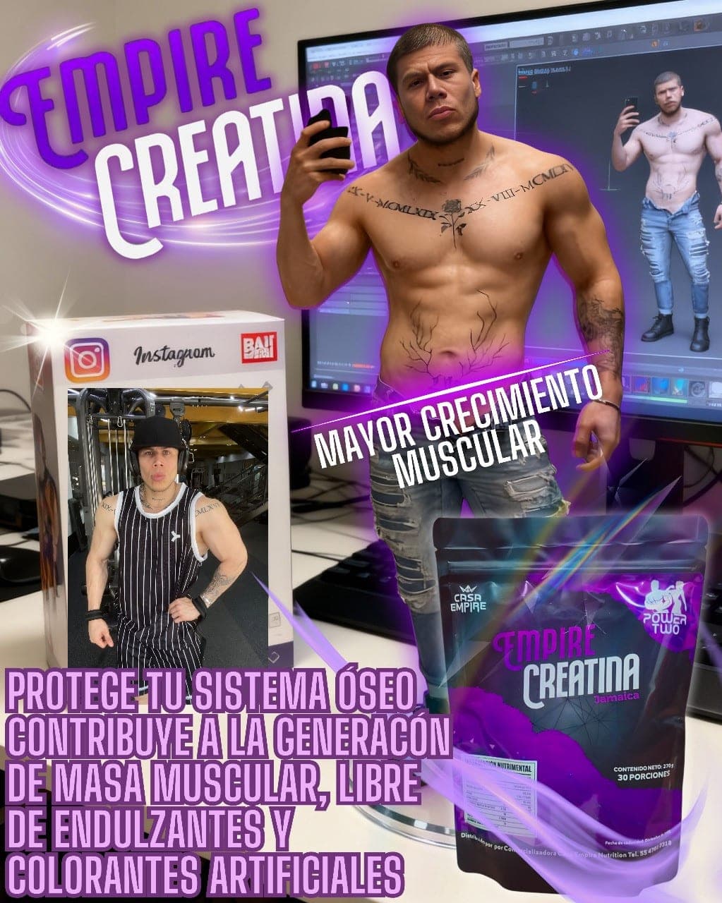 EMPIRE CREATINA MONOHIDRATADA PREMIUM